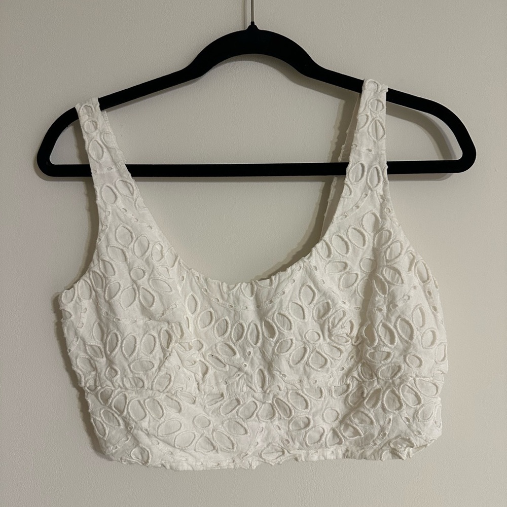 Figue White Skirt Set